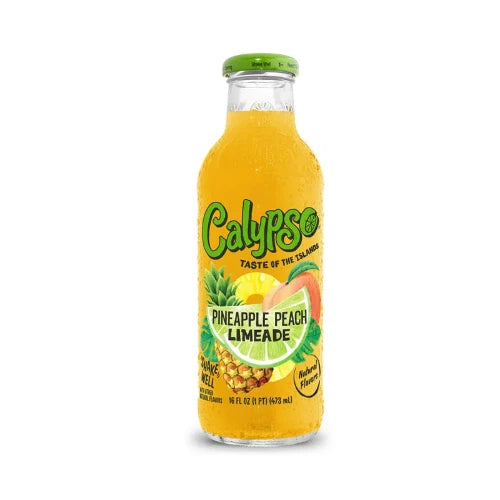 Calypso Pineapple Peach Lemonade 473ml - Candy Kiosk