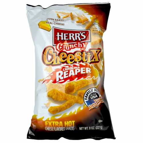 Crunchy Cheestix Carolina Reaper 227g - Candy Kiosk