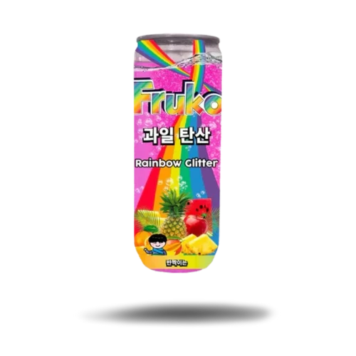 Fruko frutti rainbow glitter 330ml - Candy Kiosk