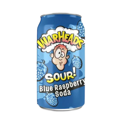 Warheads Blue Raspberry Soda - Candy Kiosk