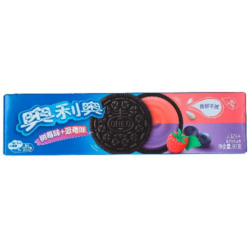 Oreo doppel Fruit Cookies Blaubeere Himbeere 97g - Candy Kiosk