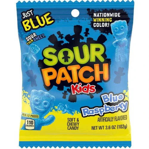 Sour Patch Blue Raspberry 102g - Candy Kiosk