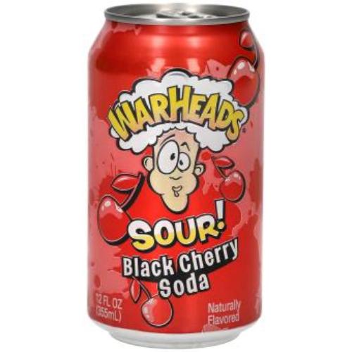 Warheads Black Cherry Soda 330ml - Candy Kiosk