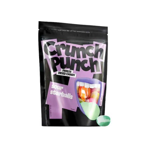 Crunch Punch freeze dried candy Sour Starballs