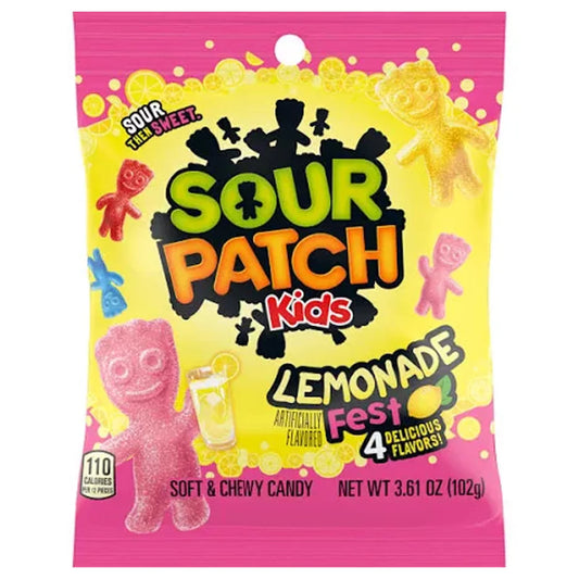 Sour Patch Lemonade Fest 102g - Candy Kiosk